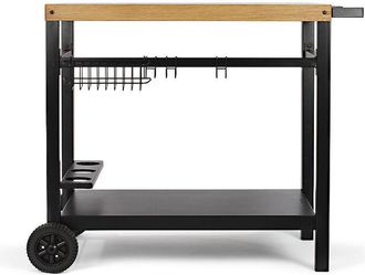 Livoo Carro Para Plancha Negro/madera - Gs131 - Livoo