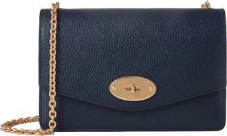 Mulberry Small Darley - Dames - Schoudertassen - Blauw - ONE Size - Leer - Tassen