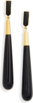 Dean Davidson Reign Large Drop Earrings in Black Onyx at Nordstrom