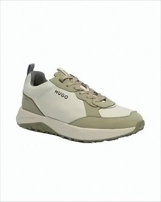 HUGO BOSS Low-Top Sneakers With Nappa Leather Uppers And Textured Sole