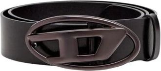 Diesel B-1Dr Riem - Heren - Riemen - Zwart - 95 CM - Leer - Accessoires