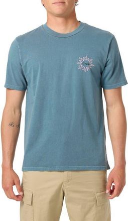 O'Neill Sun Palm Graphic T-Shirt in Aegean Blue at Nordstrom, Size Xx-Large