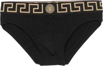 Versace Katoenen Jersey Broekjes 2-Pack - Heren - Onderbroek - Zwart - 2XL - Katoen - Ondergoed