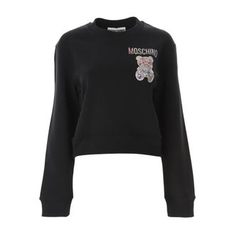 Moschino Mujer, Sudaderas, Negro, Talla: L