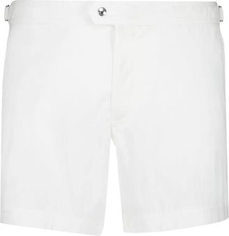 Tom Ford Costume da bagno con fibbia - Bianco