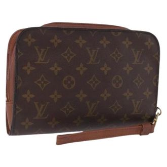 Louis Vuitton Pre-owned Monogram Canvas Clutch - - Pre-owned - Donna - Marrone - ONE SIZE