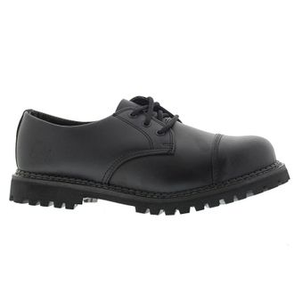 Grinders Regent CS Leather Unisex Lace Up Shoes - Black - Size:UK 13