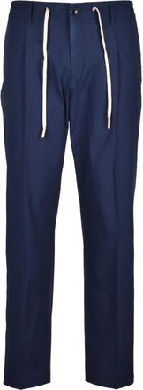 Daniele Alessandrini Straight-Leg Trousers with Drawstring Waistband
