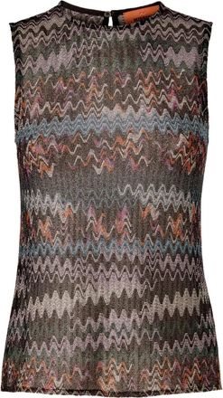 Missoni Top smanicato - Marrone
