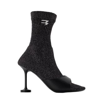Balenciaga Zwarte Mesh Carrera Sneakers - Dames - Schoenen - Zwart - Maat: 37 EU Katoen