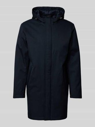 Roy Robson Wintermantel mit Abdeckleiste in Marine, Gr&ouml;&szlig;e 48