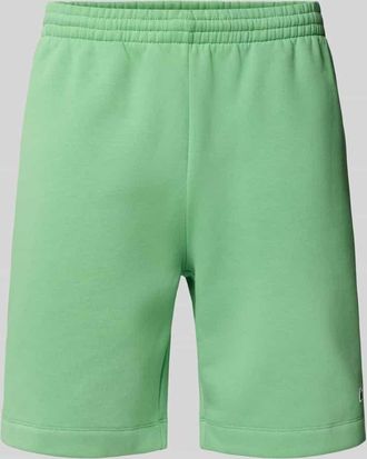 Lacoste Regular Fit Sweatshorts mit Logo-Badge in Hellgruen, Größe XS