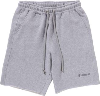 A Bathing Ape Raw Edge Loose Fit Sweatshorts Gray 1K80-153-302-GRAY