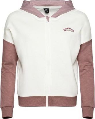Chillaz Attersee Mountain Flower Hoodie f&uuml;r Damen | wei&szlig;