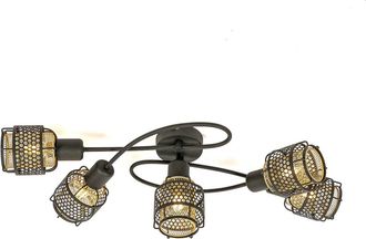 Lindby L&aacute;mpara De Techo eudoria En Negro Metal - Lindby