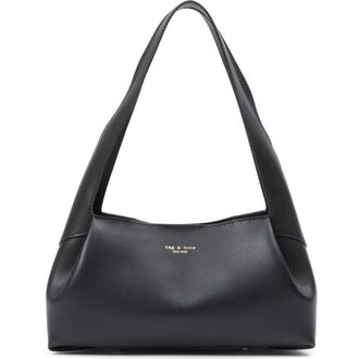 Rag & Bone Slade Leather Shoulder Bag in Bla at Nordstrom Rack