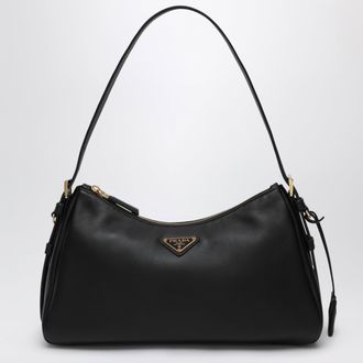 Prada Aim&eacute;e medium black leather bag