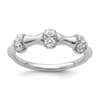 Diamond2Deal 14k Gold Lab Grown Diamond Wedding Band Ring 0.35Ct Clarity- VS Color- G-H