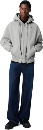Axel Arigato Trey M&eacute;lange Hoodie in Grey Melange at Nordstrom, Size X-Small