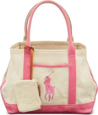 Polo Ralph Lauren Borsa tote in tela con manico - Toni neutri