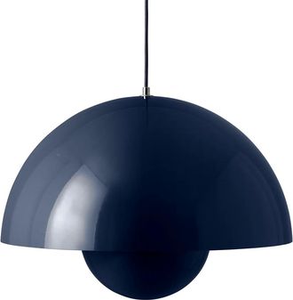 &tradition FlowerPot Pendelleuchte VP2, stahlblau