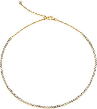 Crislu 18K Gold Over Silver Necklace