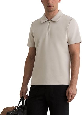 Reiss Lord Interlock Half Zip Top