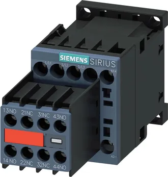 SIEMENS Contactor, Ac-3e, 7 A/3 Kw/400v, 3 Polos, Dc 24v, 2n/a+2n/c, Conexi&oacute;n Por Tornillo, 3rt20151bb443ma0