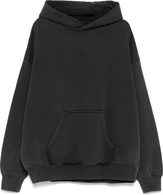 Purple Felpa in cotone con cappuccio - Nero