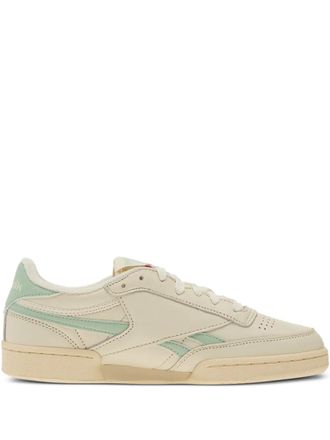 Reebok Club C Revenge lace-up sneakers - women - Calf Leather/Fabric/Rubber - 10.5 - Neutrals