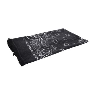 Kujten Kujten, Accessoires, Dames, Zwart, ONE Size, Kasjmier, Paisley Print Sjaal