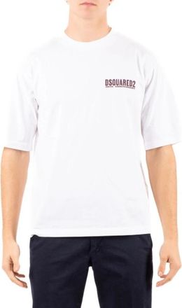 Dsquared2 Loose Fit Fashion Show T-shirt - Heren - T-shirts - Wit - M - Katoen - Tops