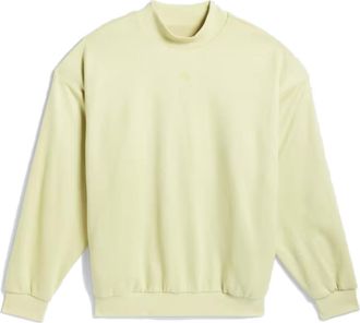 adidas Basketball Sueded Crew Sweatshirt Yellow IN7697