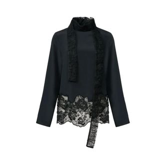 Fabiana Filippi Overhemden, Dames, Zwart, L, Blouse