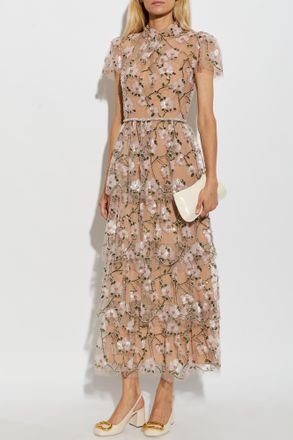 Self Portrait Sequin Dress, Womens, Pink
