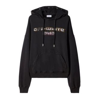 Off-white Heren, Sweatshirts & Hoodies, Grijs, Maat: S Katoen