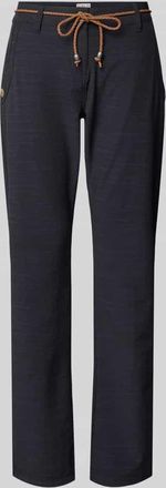 G.I.G.A. DX Stoffhose mit Bindeg&uuml;rtel und Eingrifftaschen in Dunkelblau, Gr&ouml;&szlig;e 38