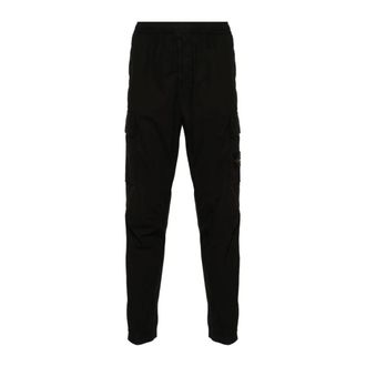 Stone Island Sweatpants, male, Black, W38, Stylish Trousers