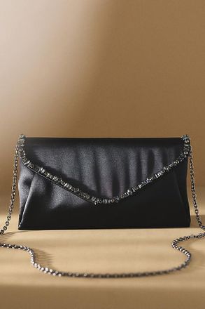 Badgley Mischka Jewel by Badgley Mischka Satin Envelope Clutch