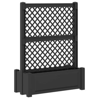 vidaXL Jard&iacute;n Grande Con Enrejado Gris Antracita 99,5 X 43 X 133,5 Pp Vidaxl