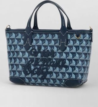 Anya Hindmarch i am a plastic bag mini canvas shoulder bag