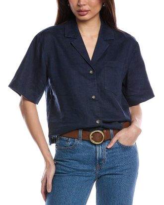 ATM Anthony Thomas Melillo Atm Anthony Thomas Melillo Heavyweight Linen Camp Shirt