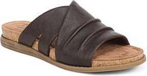 Blowfish Noelle Slide Sandal in Brown Faux Leather at Nordstrom Rack, Size 7.5