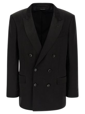 Tom Ford Black Double Breasted Blazer