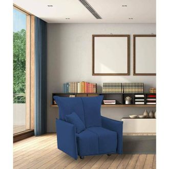 Talamo Italia Talamo Italia - Divano Letto Almerinda, Divano singolo, 100% Made in Italy, Poltrona soggiorno con apertura a carrello, in tessuto imbottito, con
