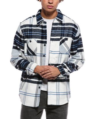 Weatherproof Vintage Unlined Lumberjack Plaid Twill Overshirt