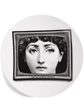 Fornasetti Piatto da parete Tema e Variazioni n.265 - Bianco