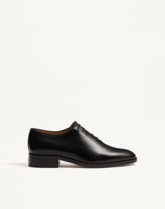 Valentino Garavani Oxford Pas Des Dieux In Vitello Uomo NERO 40.5