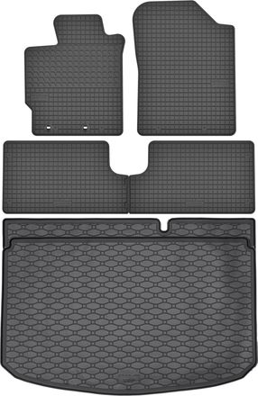 OEM Juego De Alfombrillas De Goma Para Coche Y Alfombrilla Para Maletero Para Toyota Yaris Iii Hatchback (2011-2020)