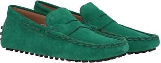 Tod's Mens Green Loafer, Size 7.5